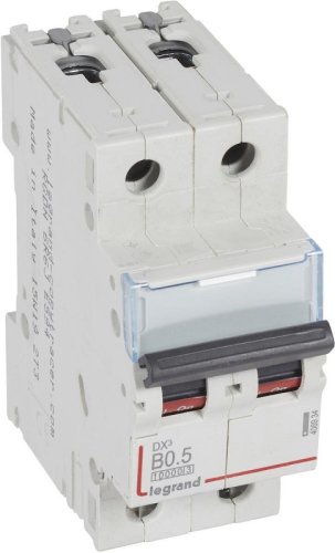 Выключатель автоматический Legrand DX3-E 10000 2п 0.5А B 16кА картинка